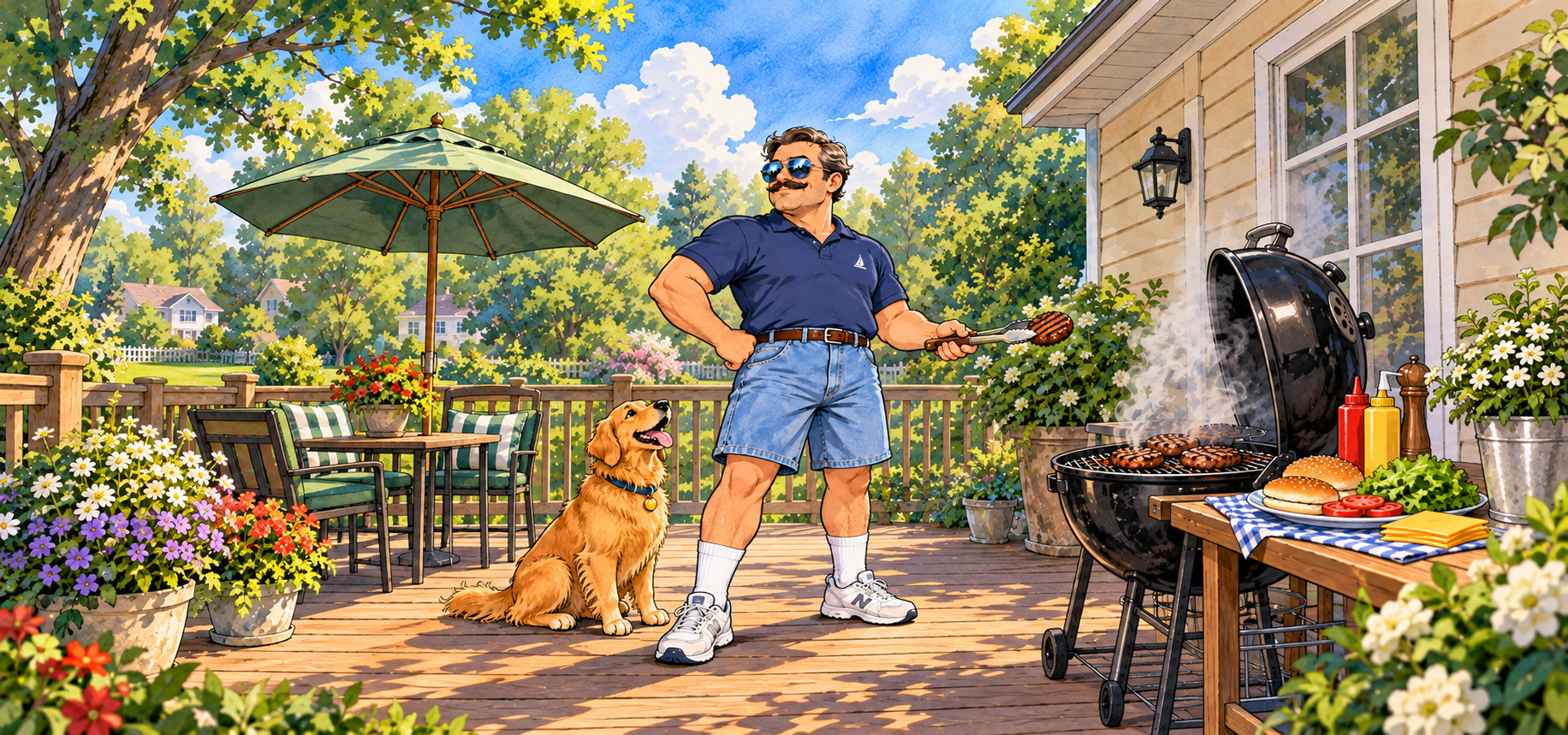 Grill Master dad-life photo