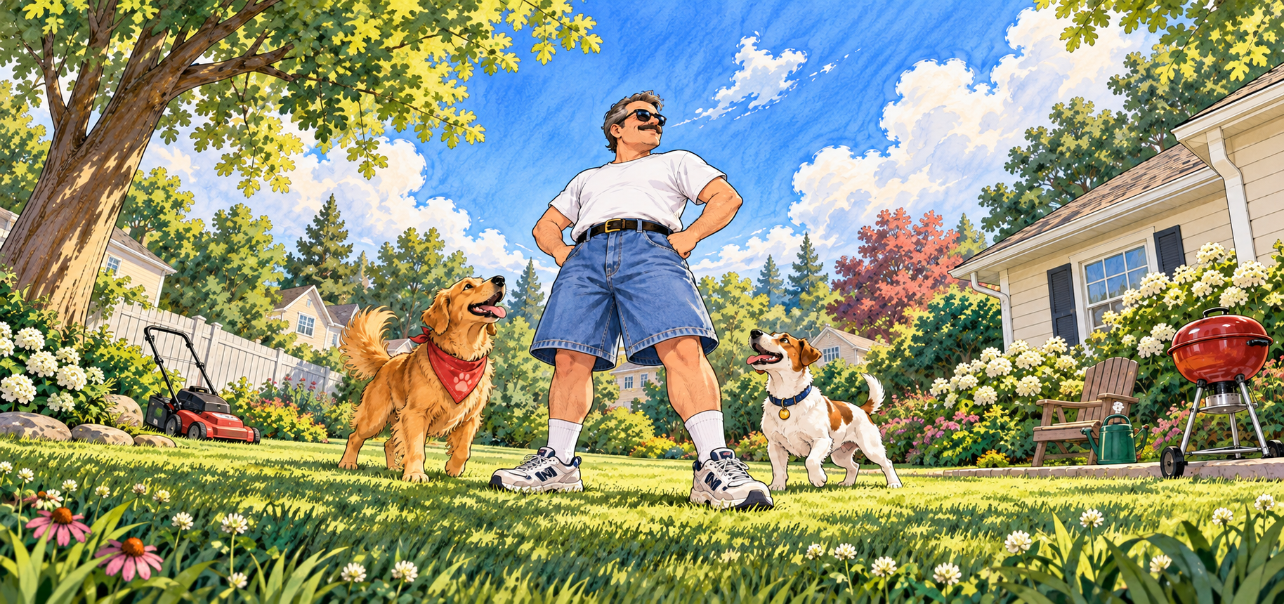 Jorts dad-life photo